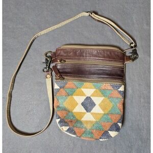 Myra Crossbody Bag Geometric Print Purse